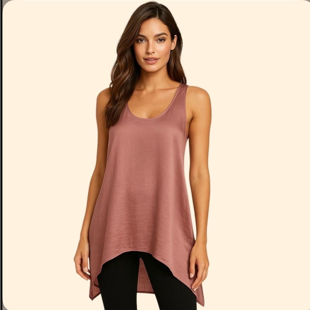 Sz S Tutu & Lilli NWT $129 MSRP Rose High Low Cami